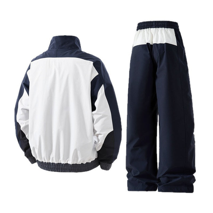 Herren Sportliches Jacken- und Hosen-Set Aliams