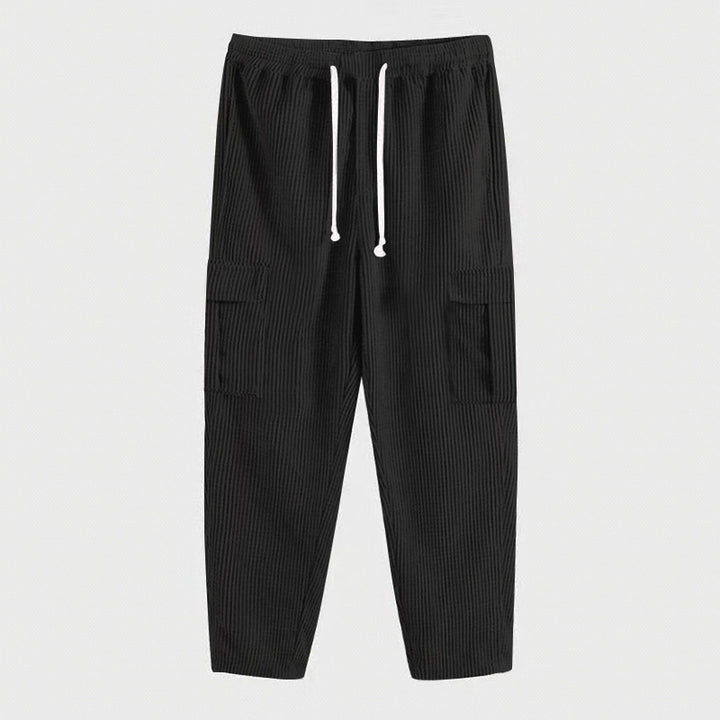 Herren Cargo-Hose mit elastischem Bund und praktischen Seitentaschen Aliams