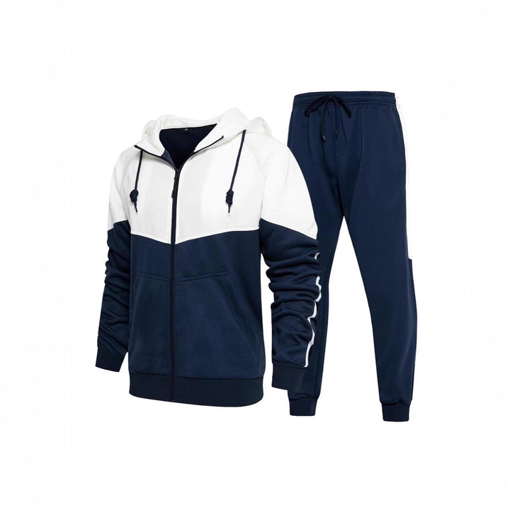Herren Sportliche Fleece-Jogginganzug Aliams
