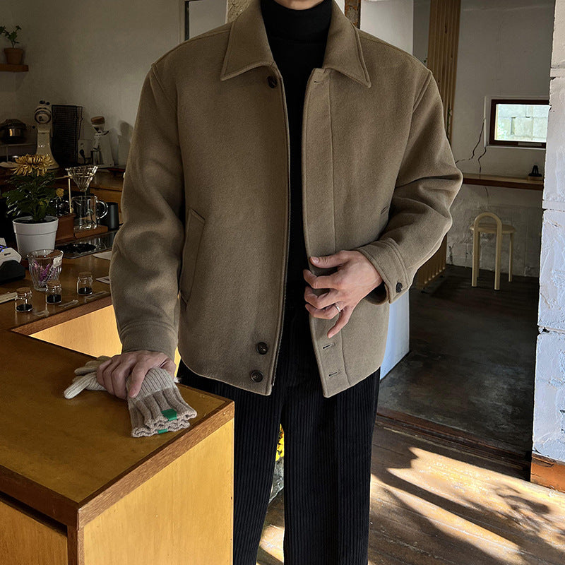Herren stylische Casual-Jacke mit praktischem Schnitt und Taschen Aliams