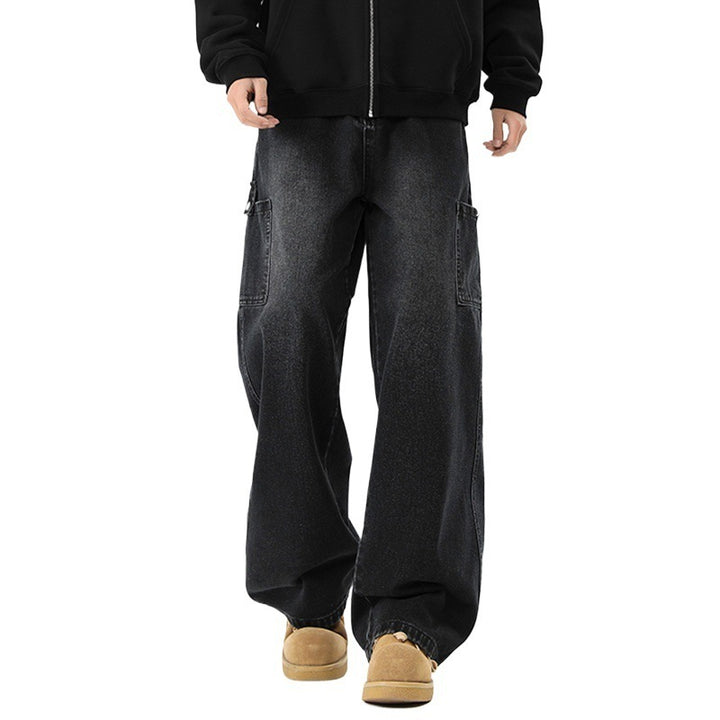 Herren Weit geschnittene Cargo-Jeans Aliams