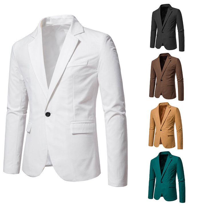 Herren Eleganter Blazer mit modernem Schnitt und Taschen Aliams