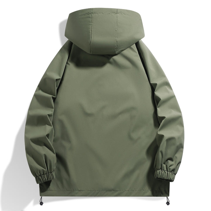 Herren Funktionsjacke mit verstellbarem Kapuzenkragen und elastischen Ärmelbündchen Aliams