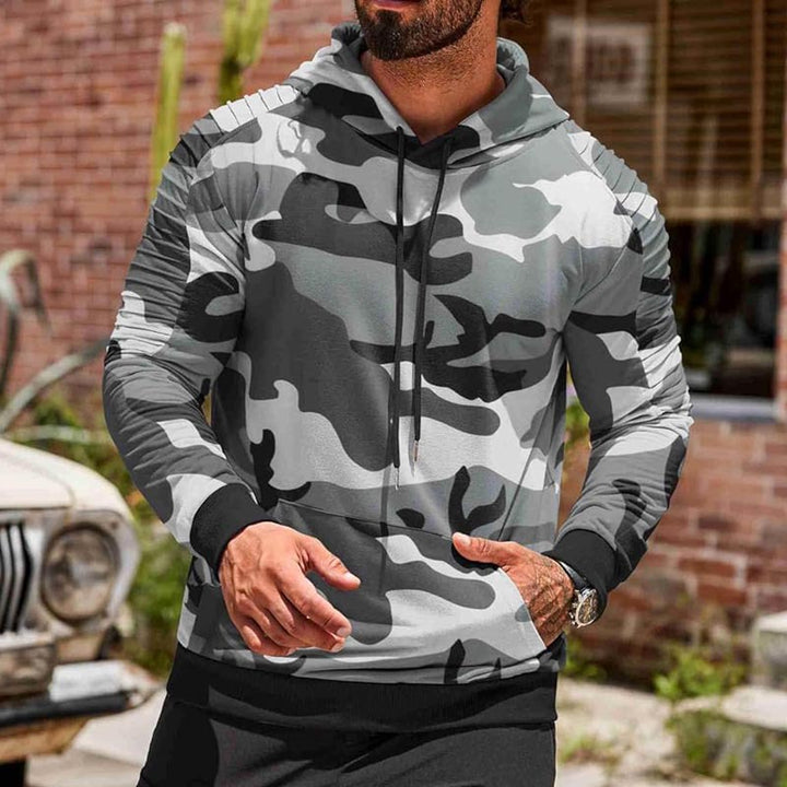 Herren Sport-Hoodie mit innovativer Textur und funktionalem Schnitt Aliams
