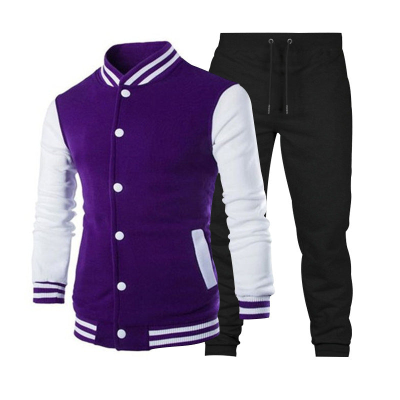 Herren sportliche Collegejacke mit praktischen Taschen und atmungsaktiver Baumwolle Aliams