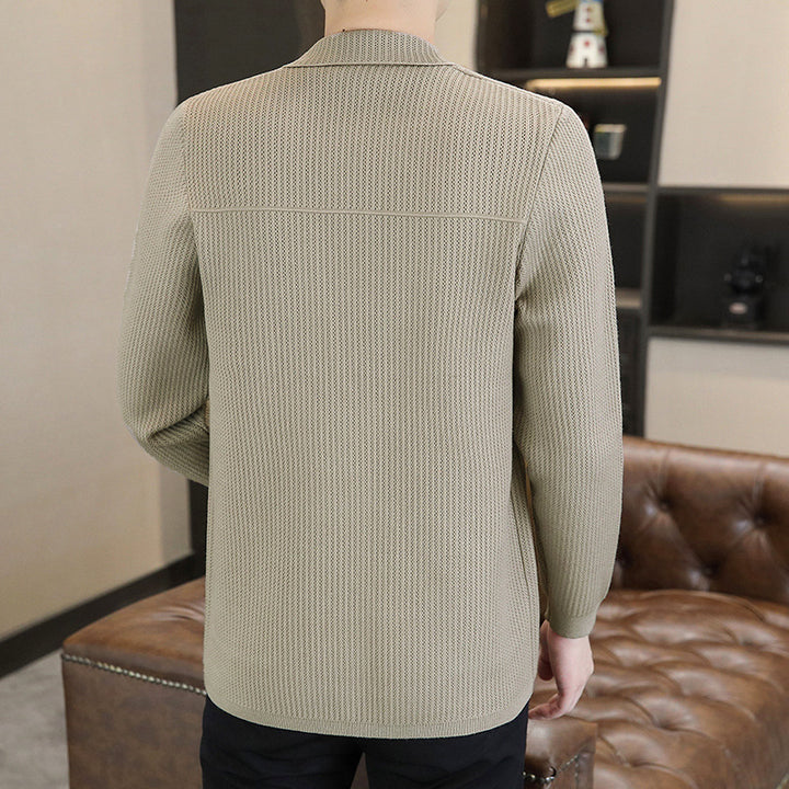 Herren eleganter Kurzarm-Blazer Aliams