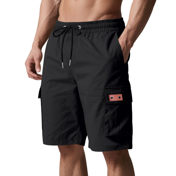 Herren Cargo-Shorts mit elastischem Bund und praktischen Taschen Aliams