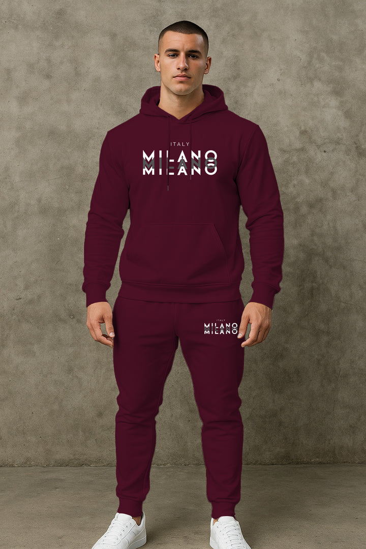 Herren Sportliches Hoodie- und Jogginghosen-Set Aliams