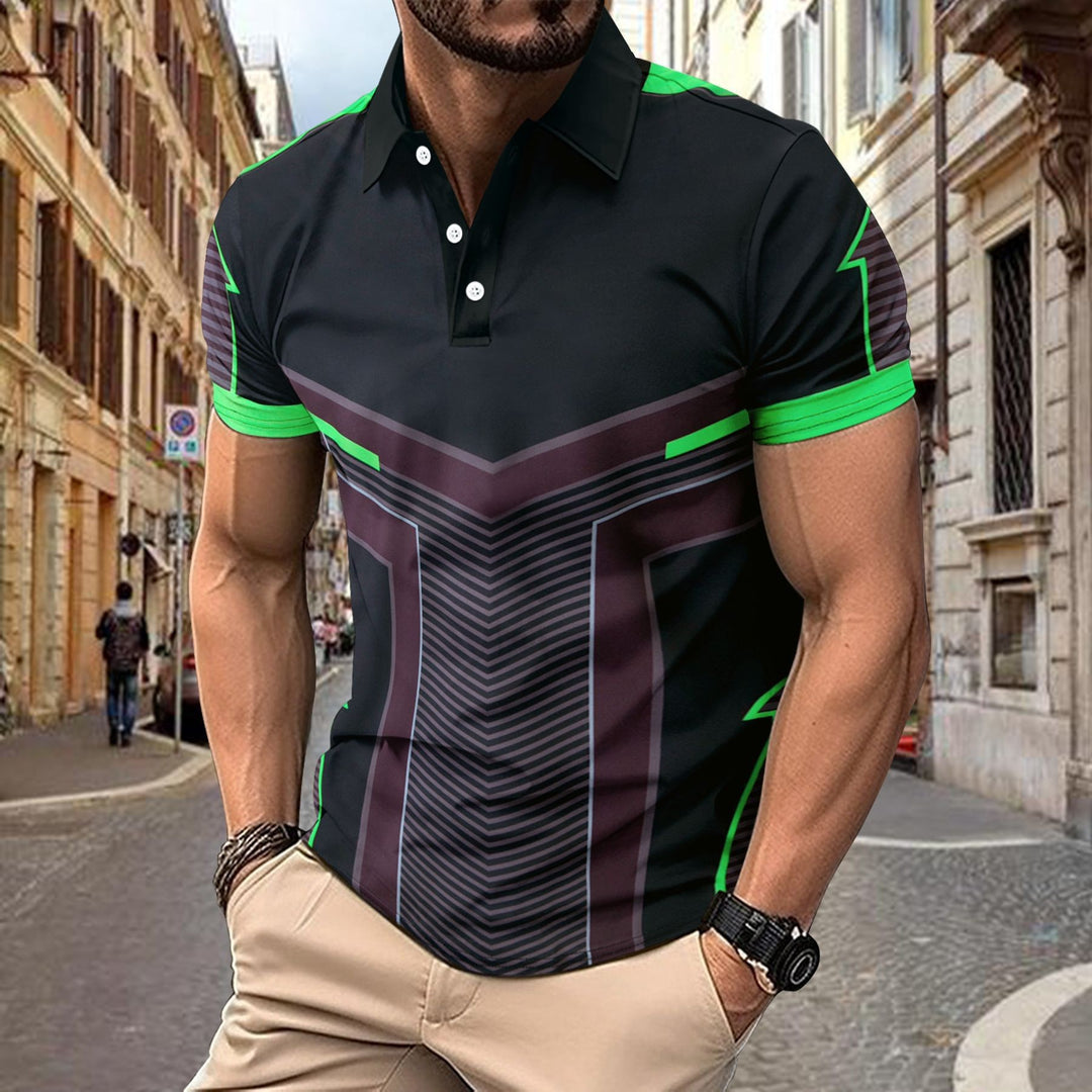 Herren Sportliches Poloshirt Aliams