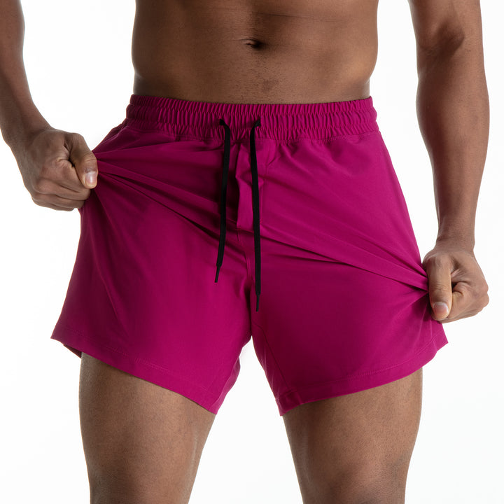 Herren Sportliche Schwimmshorts mit elastischem Bund und seitlichen Eingrifftaschen Aliams