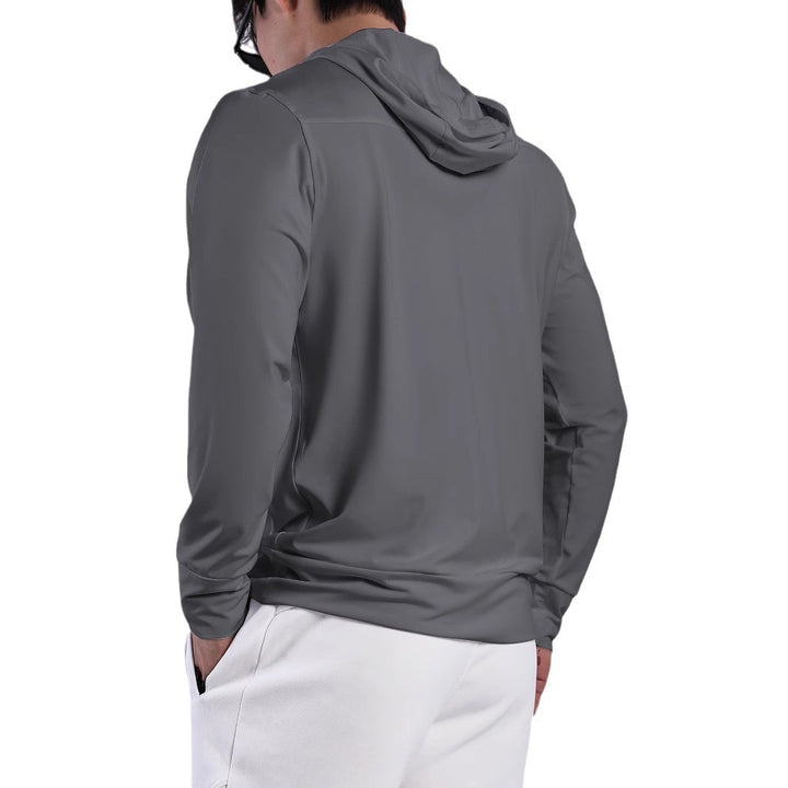 Herren Atmungsaktives Trainingsoberteil mit innovativer Kapuze und feuchtigkeitsregulierendem Material Aliams
