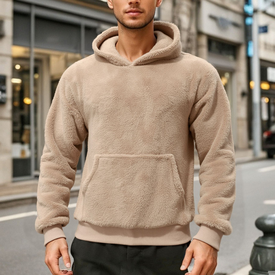 Herren bequemer Oversized Kapuzenpullover Aliams
