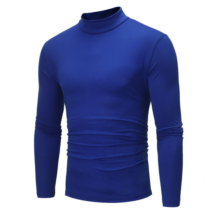 Herren elegantes Rollkragen-T-Shirt aus weichem Jersey Aliams