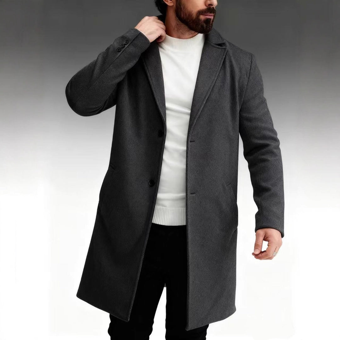 Herren klassischer und eleganter Wintermantel Aliams