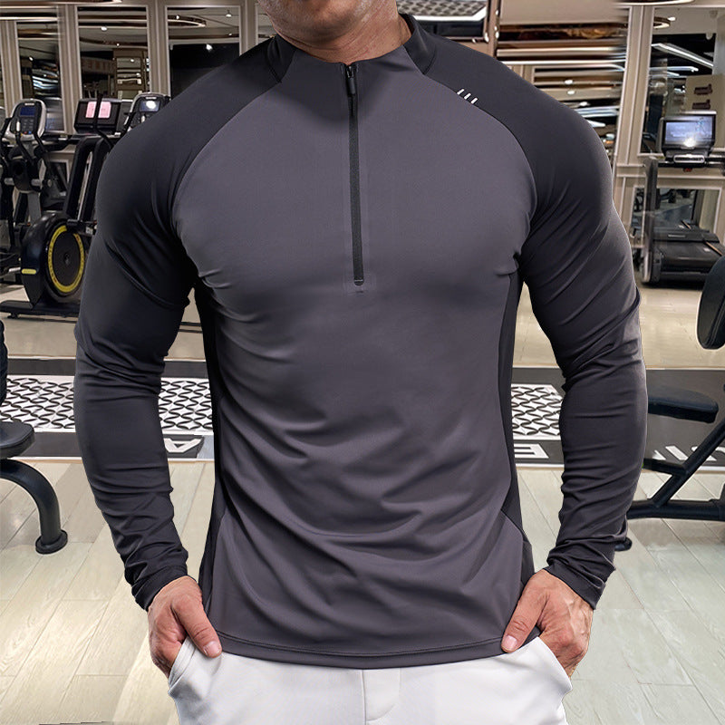 Herren Funktionsshirt mit Half-Zip und Raglanärmeln Aliams