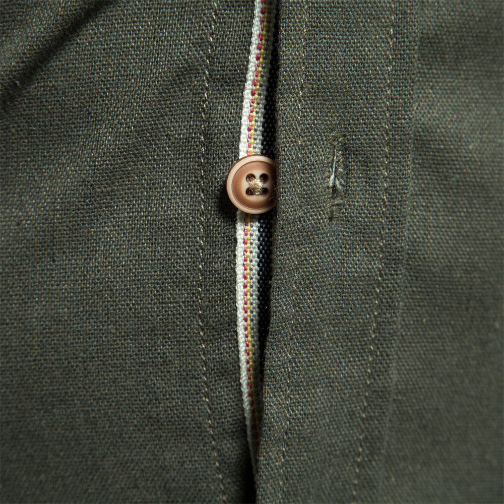 Herren Button-Down Hemd aus robustem Baumwollmix mit praktischem Brusttasche Aliams