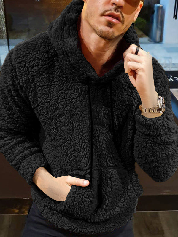 Herren Teddyfell Kapuzenpullover Aliams