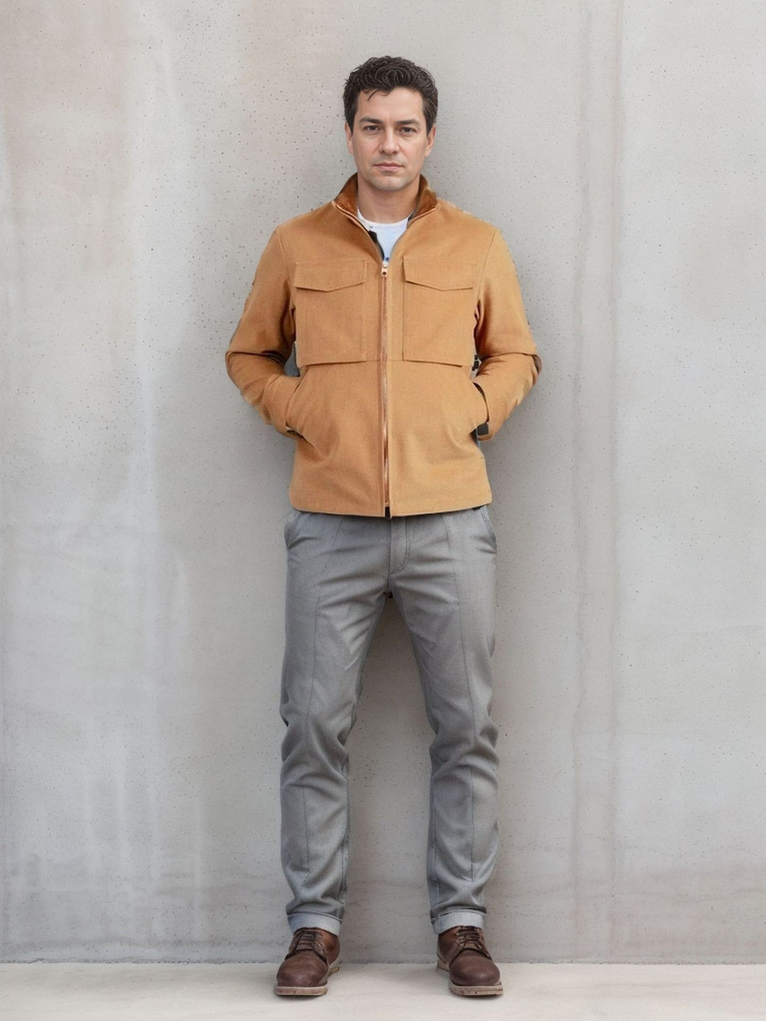 Herren Utility-Jacke mit praktischen Taschen und modernem Design Aliams