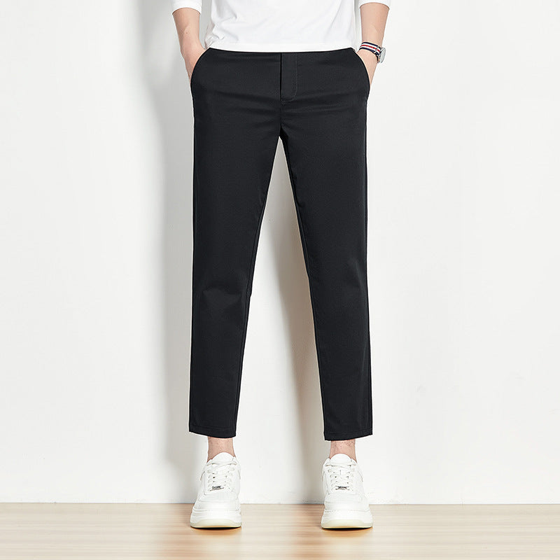 Herren Chinohose mit schmalem Schnitt und elastischem Bund Aliams