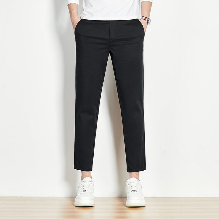 Herren Chinohose mit schmalem Schnitt und elastischem Bund Aliams