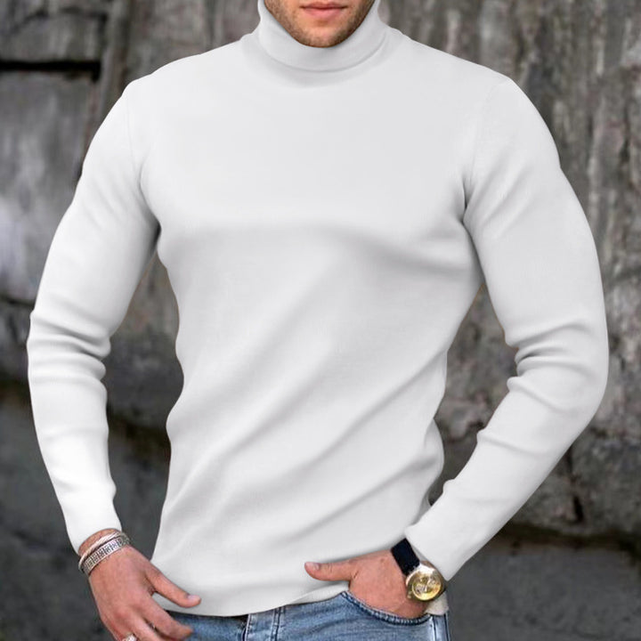 Herren eleganter Rollkragenpullover Aliams