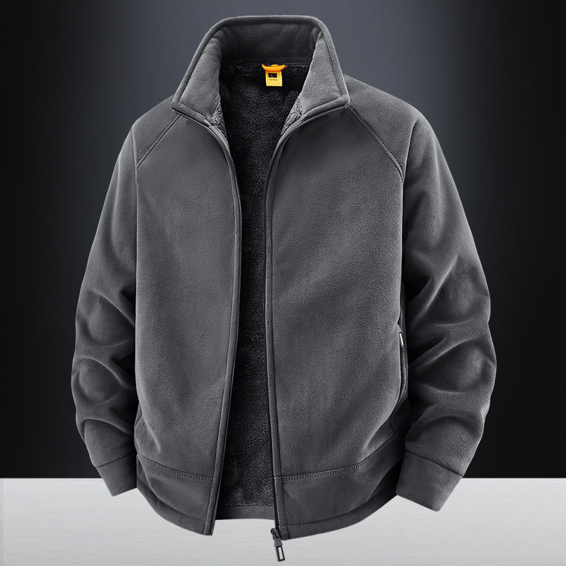 Herren Fleecejacke mit weichem Innenfutter und praktischem Reißverschluss Aliams