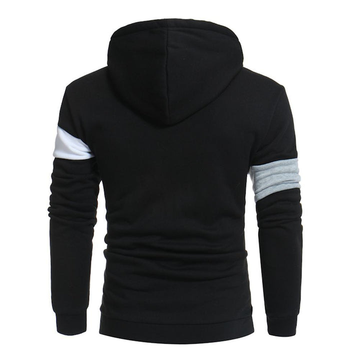 Herren sportlicher Kapuzenpullover mit Farbblockdesign Aliams