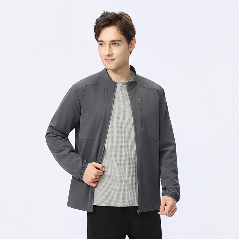 Herren Sportliche Windjacke Aliams