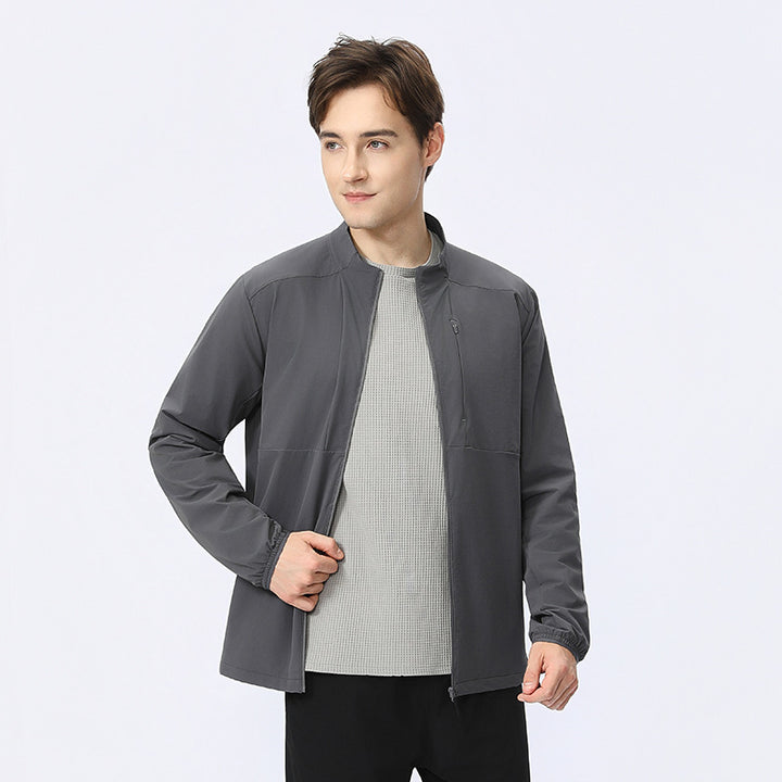 Herren Sportliche Windjacke Aliams