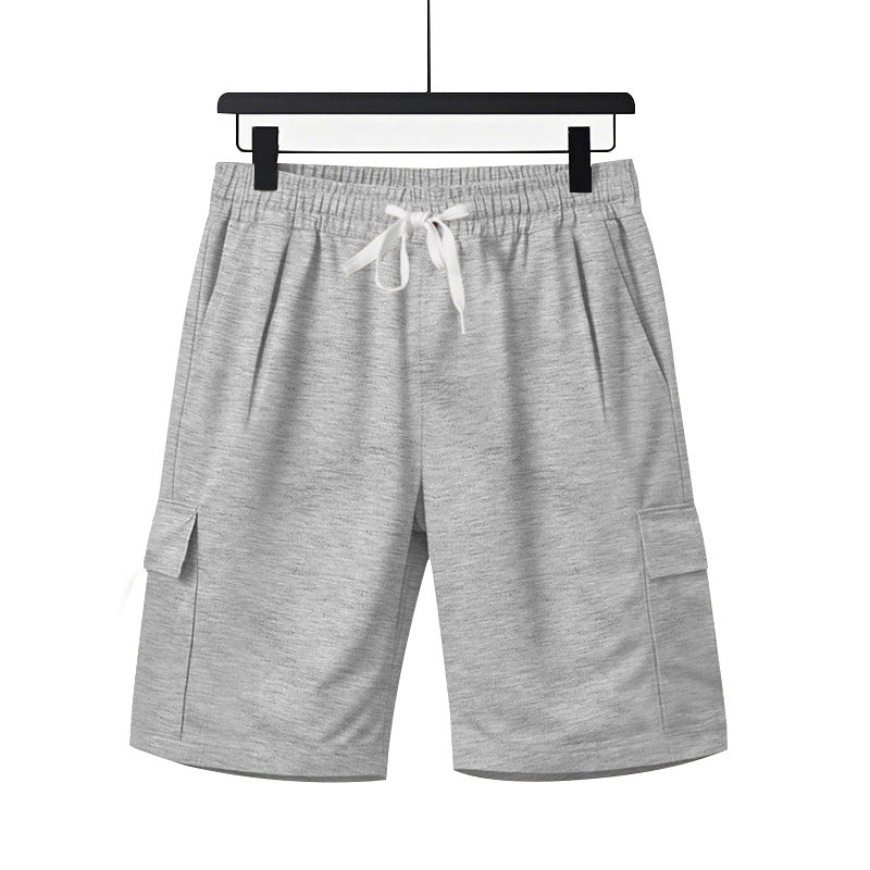 Herren Cargo-Shorts mit elastischem Bund und praktischen Seitentaschen Aliams