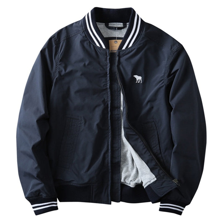 Herren Sportliche Bomberjacke mit praktischen Taschen und elastischen Bündchen Aliams