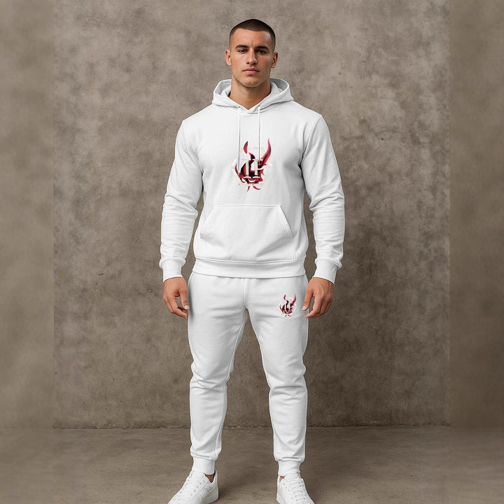 Herren Sportives Hoodie- und Jogginghose-Set Aliams