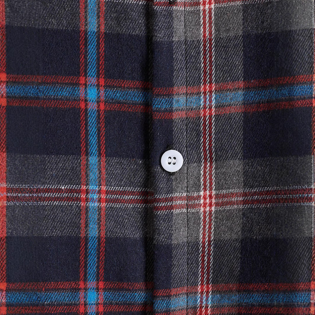 Herren Flanellhemd mit abnehmbarer Kapuze Aliams