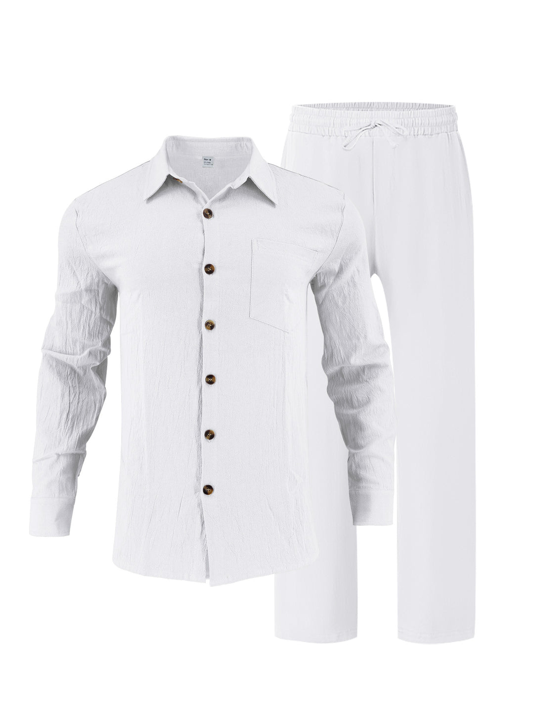 Herren elegante Hemd und Freizeithose Set Aliams