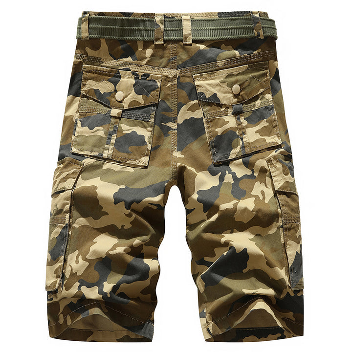 Herren Cargoshorts mit praktischen Taschen und elastischem Bund Aliams