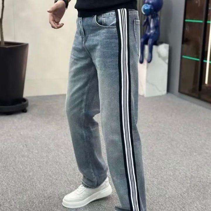 Herren Jeans mit seitlichen Streifen Aliams