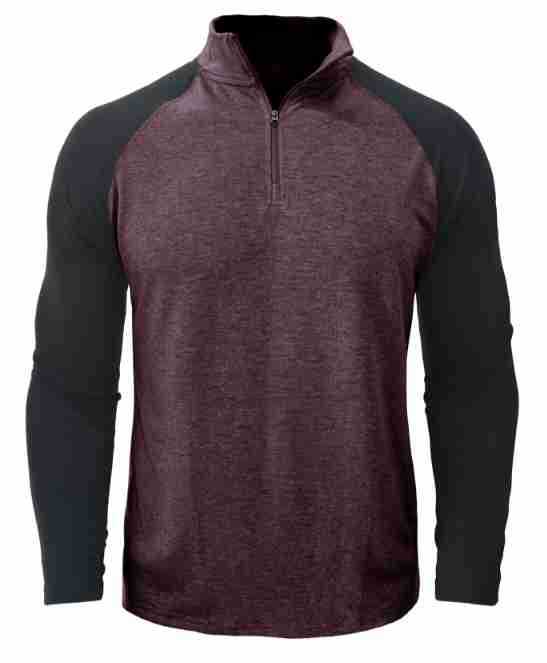 Herren Sportlicher Pullover mit Stehkragen und Reißverschluss Aliams