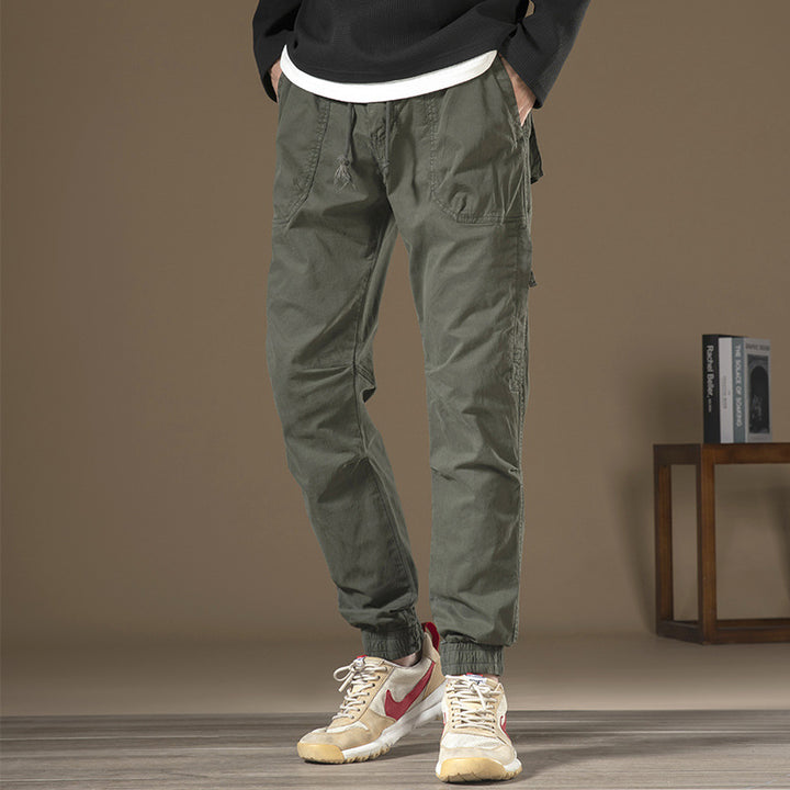 Herren Cargo-Hose mit elastischem Bund und praktischen Seitentaschen Aliams