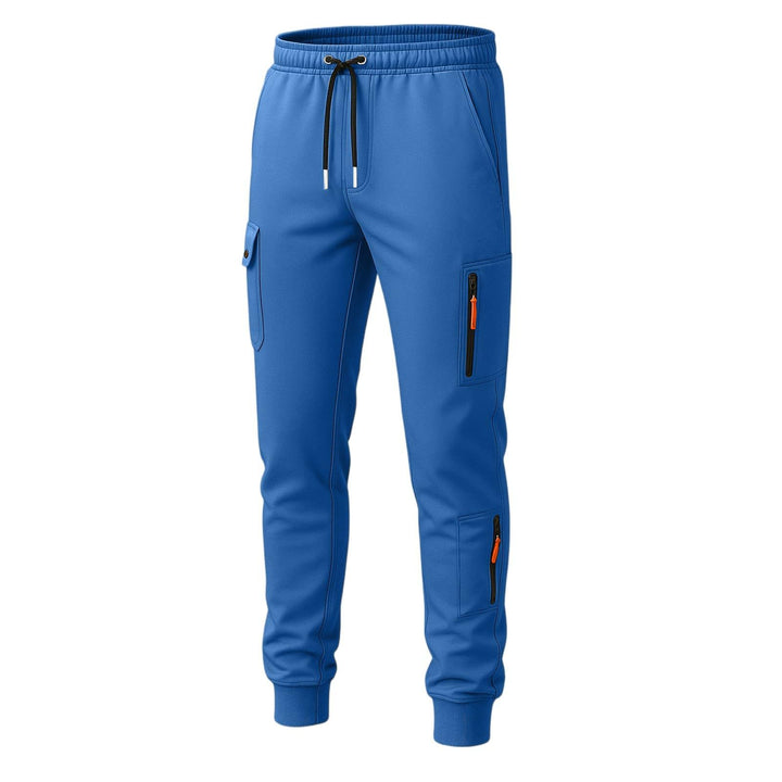 Herren funktionale Cargo-Jogginghose mit Taschen Aliams