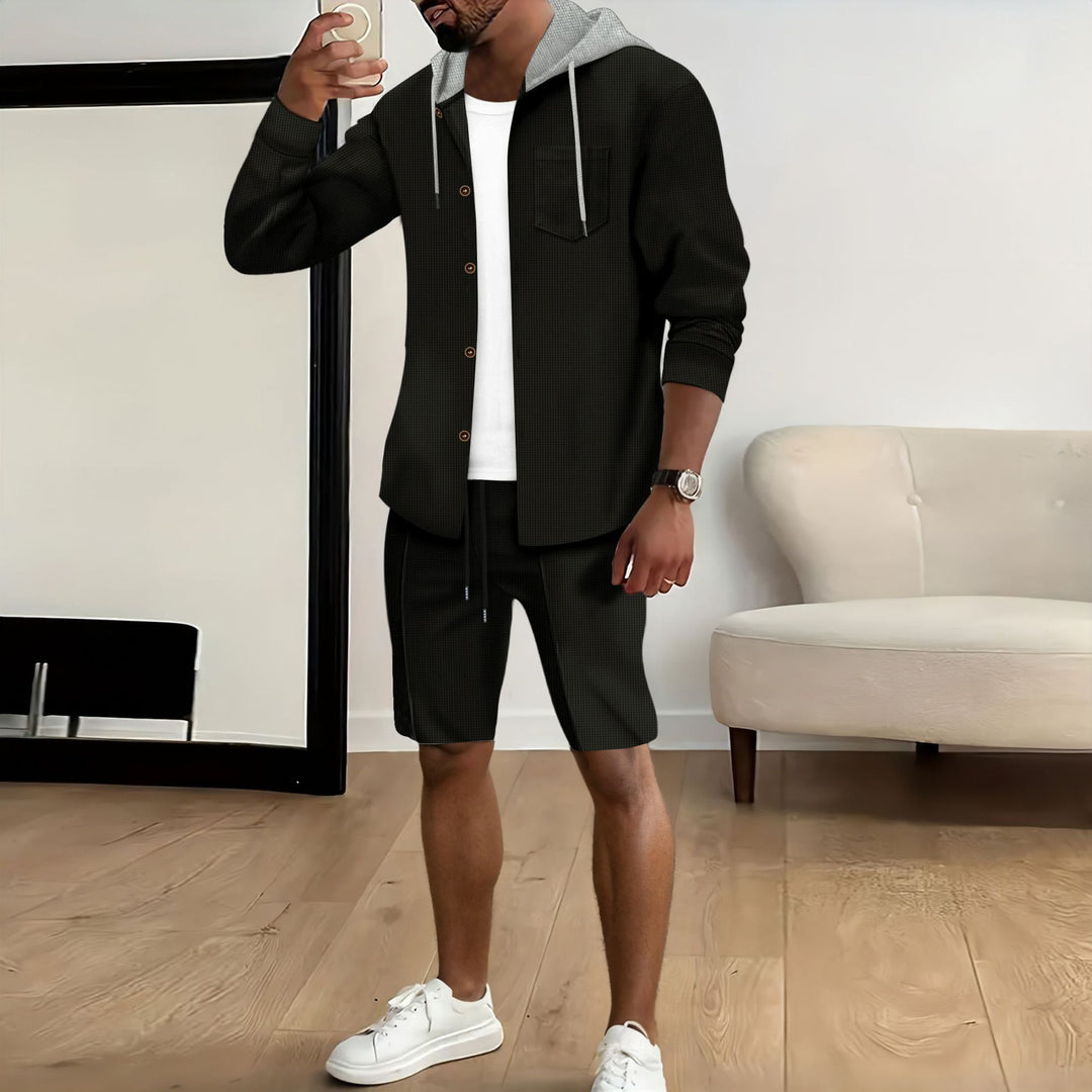 Herren Sportliches Freizeitanzug Aliams