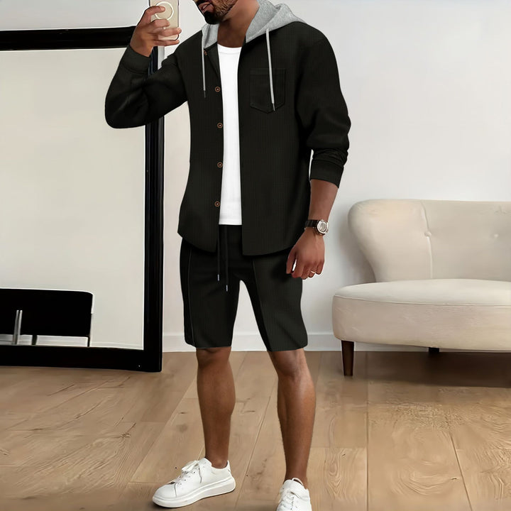 Herren Sportliches Freizeitanzug Aliams