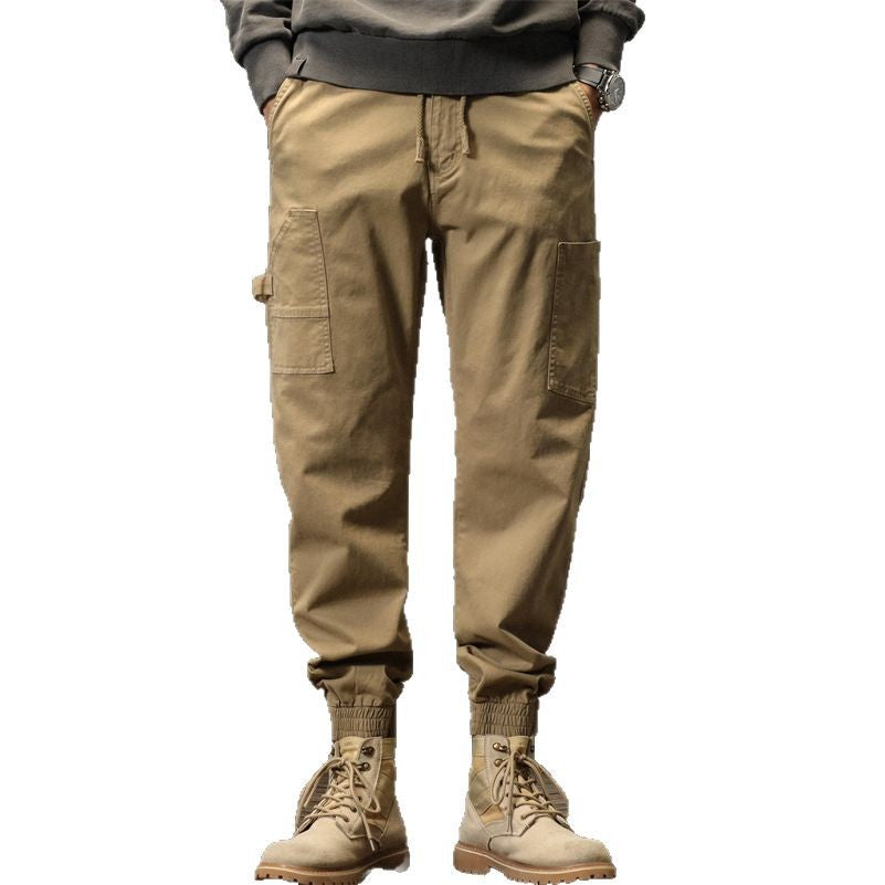 Herren komfortable Cargo-Hose mit praktischen Seitentaschen Aliams