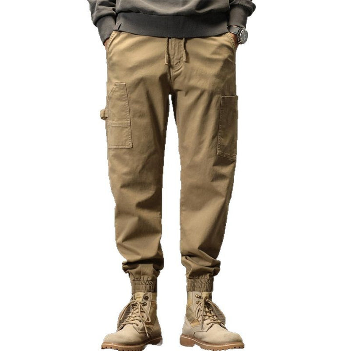 Herren komfortable Cargo-Hose mit praktischen Seitentaschen Aliams