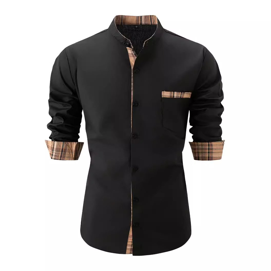 Herren Freizeit Button-Up Hemd Aliams