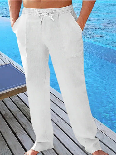Herren Bequeme Freizeithose mit elastischem Bund und praktischen Taschen Aliams