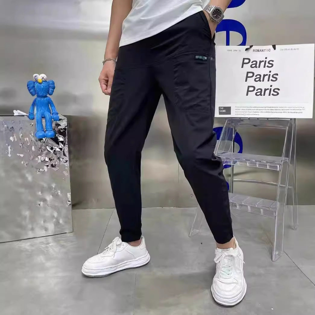 Herren Freizeithose mit praktischen Taschen und elastischem Bund Aliams