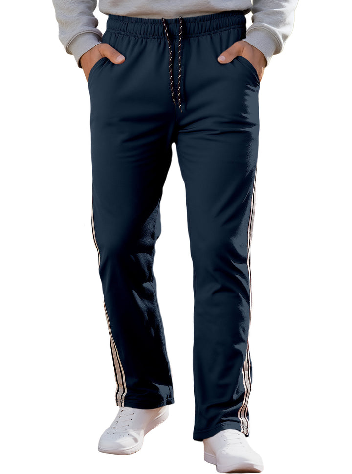 Herren Sportliche Trainingshose mit seitlichen Streifen Aliams