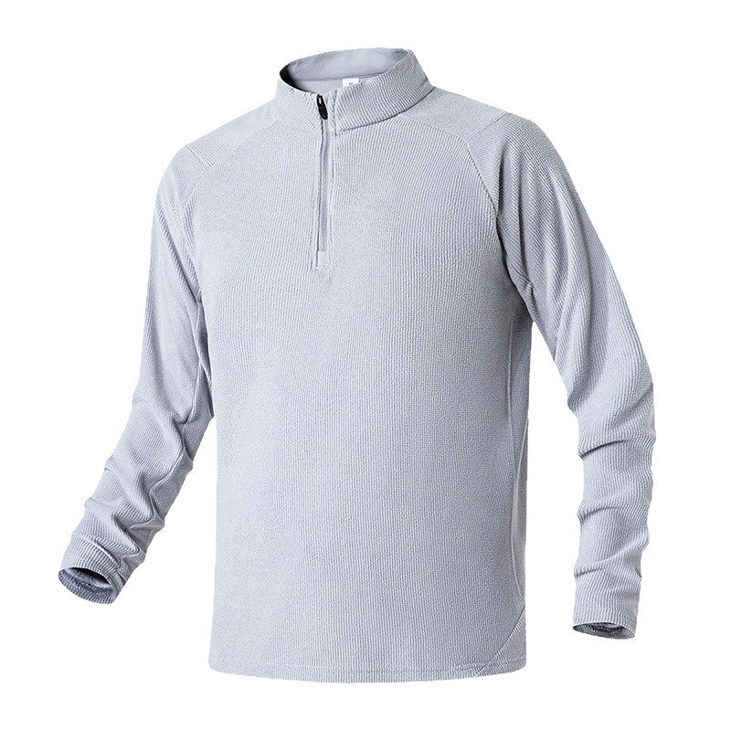 Herren Atmungsaktives Funktionsshirt mit halbhohem Reißverschluss Aliams