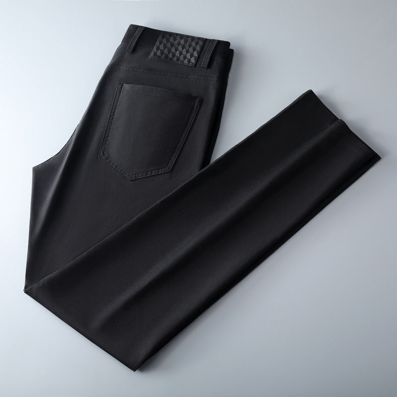 Herren elegante Slim-Fit Jeanshose mit hohem Tragekomfort und flexibler Bundverstellung Aliams