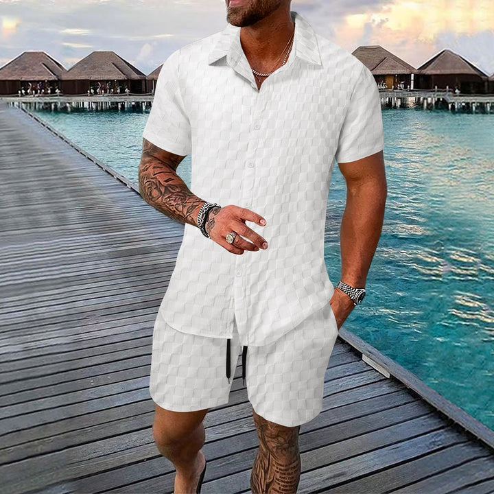 Herren Texturiertes Urlaubsoutfit Aliams